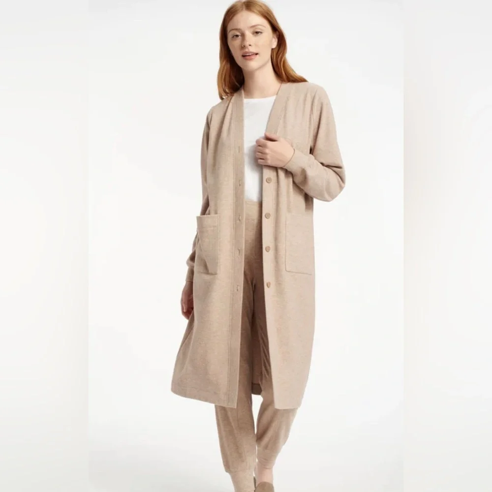 NEW SPLENDID - Long Fleece Cardigan - Picture 1 of 13